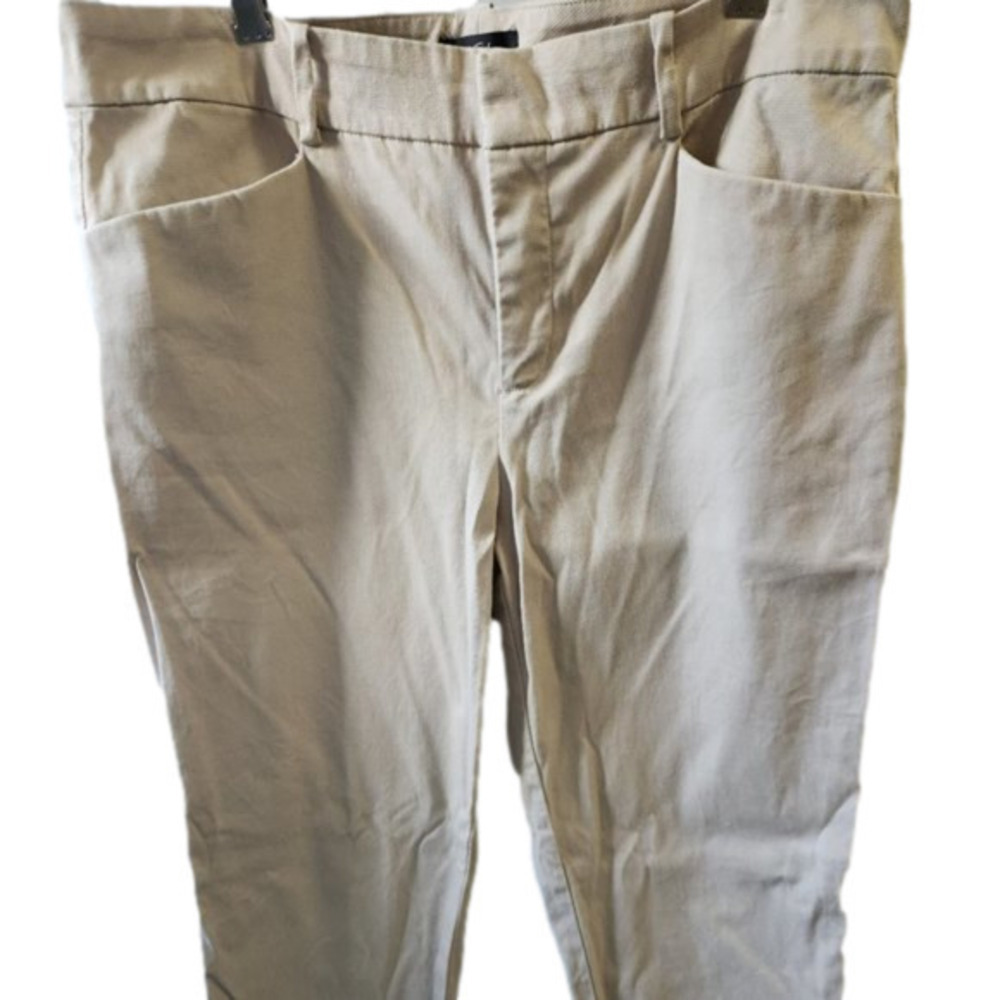 P084. Lord & Taylor Tan Kelly Ankle Pant |12